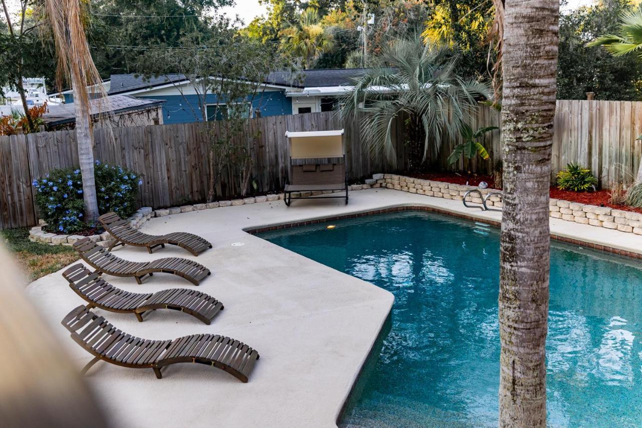 Pool & Hot Tub Home W Game Room! 1 Mile To Beach! Jacksonville Beach Buitenkant foto